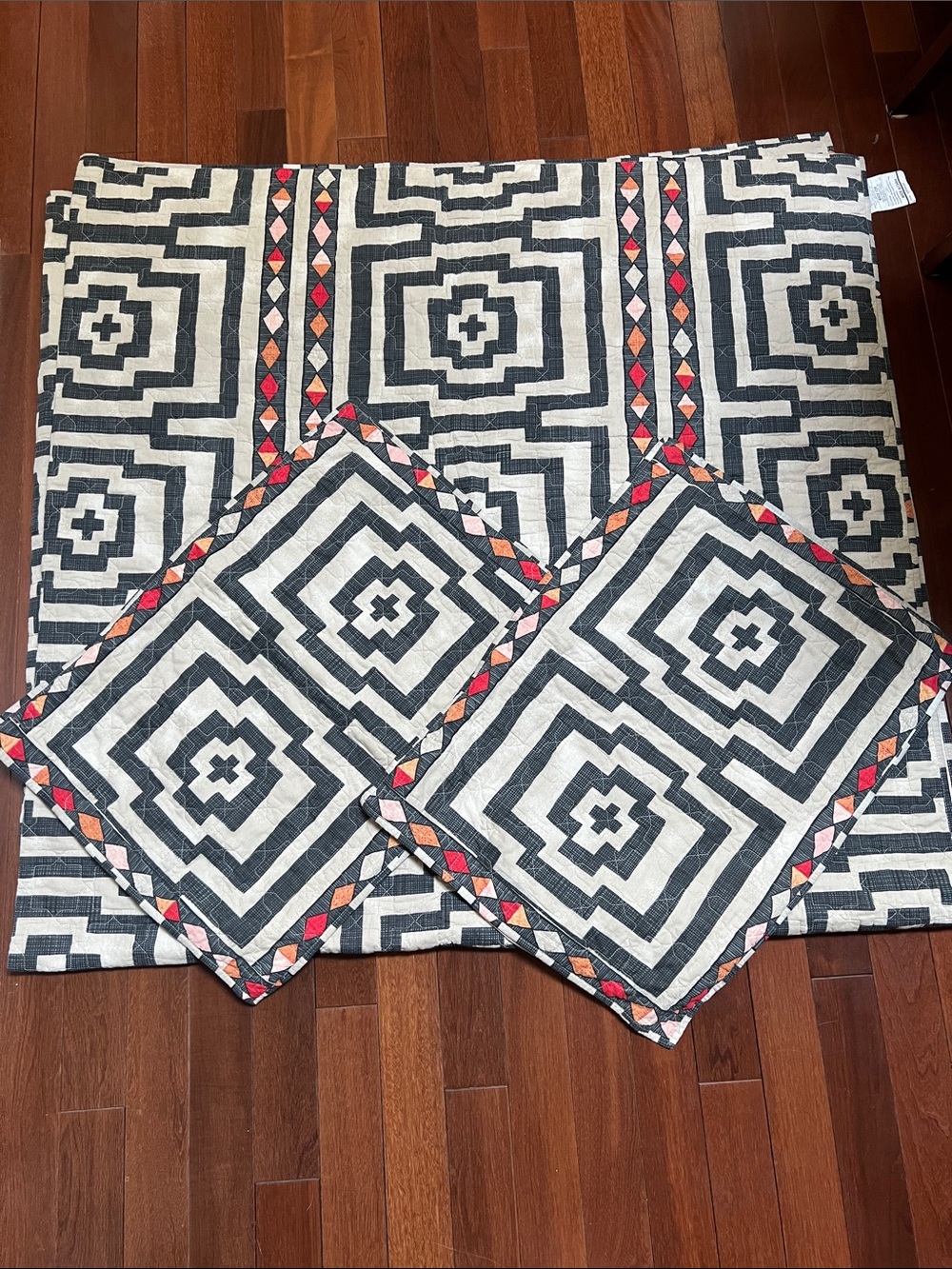 Hypnotic 100% Cotton Boho Lightweight Quilt Set